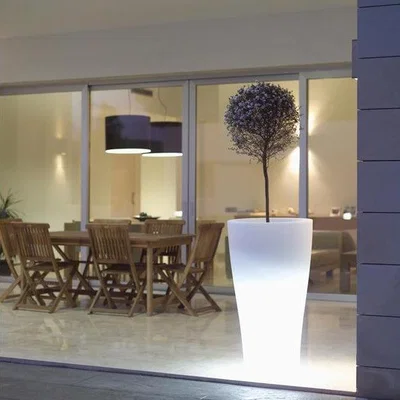 Olivia's Skyline LED Cone Planter / Small