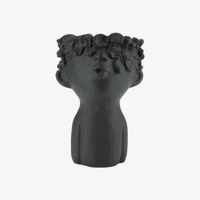 Olivia's Cozy Living Kissing Pot Black Large