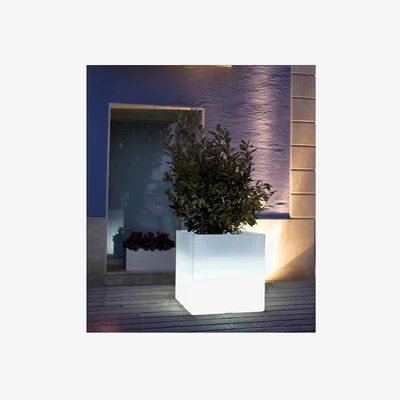 Olivia's Skyline LED Planter Cube | Outlet