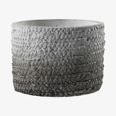 Olivia's Gallery Direct Bako Hombre Grey Pot / Small