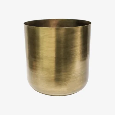 Olivia's Ivyline Indoor Chelsea Brass Planter / Small