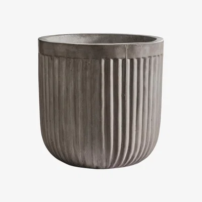 Olivia's Gallery Direct Evora Anthracite Planter Grey
