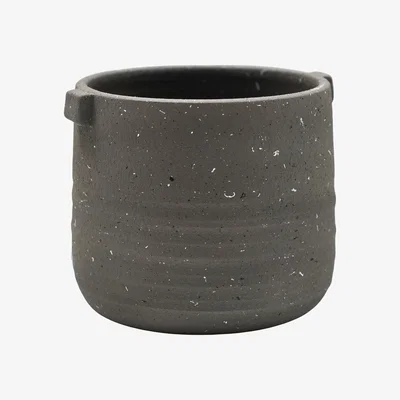 Olivia's Ivyline Aurora Terrazzo Handle Planter Slate
