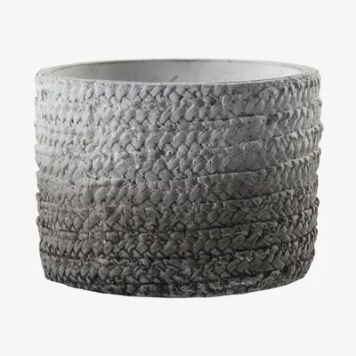 Olivia's Gallery Direct Bako Hombre Grey Pot / Large