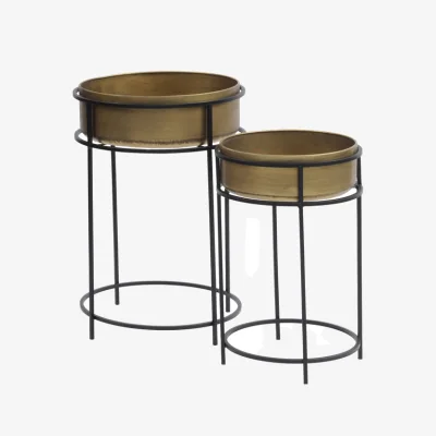 Olivia's Libra Urban Botanic Collection - Set of 2 Tall Stand Planter | Outlet