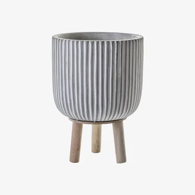 Olivia's Gallery Direct Clyde Whitewash Planter | Outlet