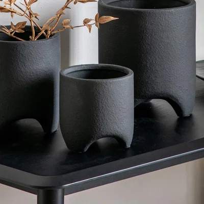 Olivia's Gallery Interiors Jax Planter Black Small