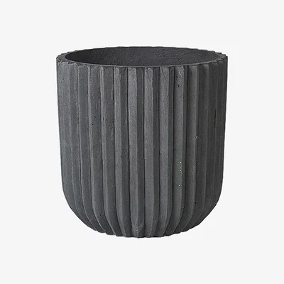 Olivia's Broste Copenhagen Fiberclay Planter Charcoal