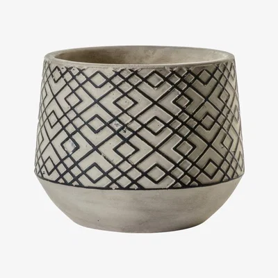 Olivia's Gallery Direct Irving Black Natural Pot