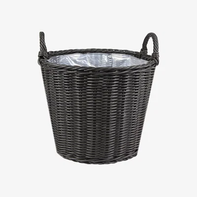 Olivia's Ivyline Polyrattan Willow Lined Planter / Large