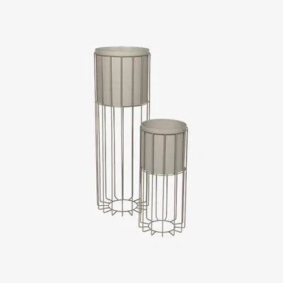 Olivia's Broste Copenhagen Fenja Planter Simply Taupe