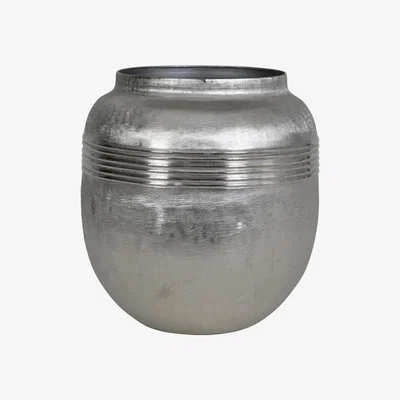 Olivia's Libra Broxton Rings Metal Planter Burnished Silver