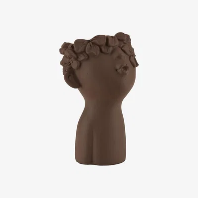 Olivia's Cozy Living Kissing Pot Brown Small