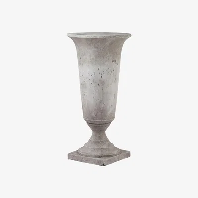 Olivia's Hill Interiors Tall Stone Effect Urn Planter