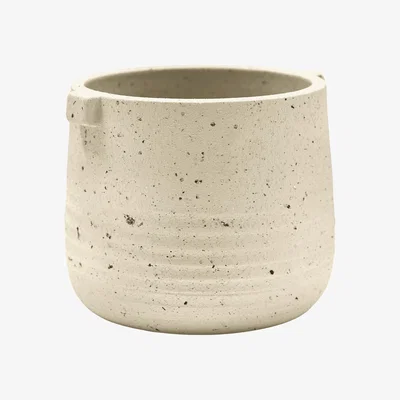 Olivia's Ivyline Aurora Terrazzo Handle Planter Oat