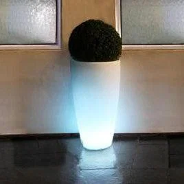 Olivia's Skyline LED Curved Planter