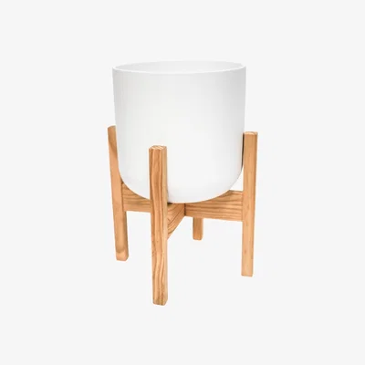Olivia's Ivyline Lisbon Pot & Stand White