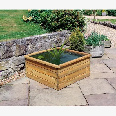 Downtown Zest Garden Aquatic Planter - Square In Natural