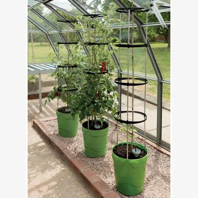 Downtown Garland Self Watering Grow Pot Planter - Green