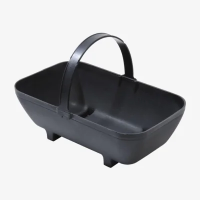 Downtown Garland Large Trug Planter Black