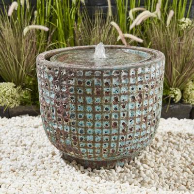 Downtown Altico Jada Water Feature - Turquoise