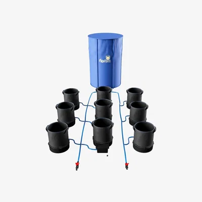 Downtown AutoPot XL FlexiPot Self Watering System with AQUAvalve Technology - 9 Pot In Black