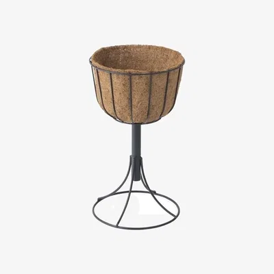Downtown VegTrug Small Aqua Tower Basket With Stand - Black