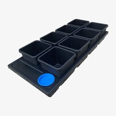 Downtown AutoPot Auto8 Self Watering System with AQUAvalve Technology - 8 x 8.5L Pots In Black