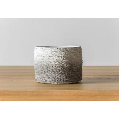 Perch and Parrow Joyce Textured Clay Style Planter, Large