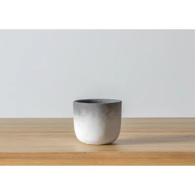 Perch and Parrow Porter Grey Ombre Pot, Small