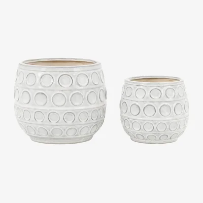 Perch and Parrow Ciela Dotted Planter, Set of 2
