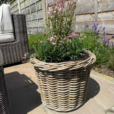 Pagazzi Wovenhill Round Tapered Garden Planter