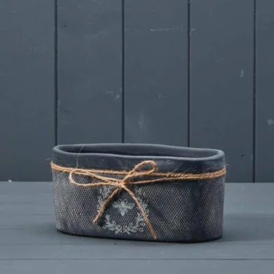 The Range Sturdy Black Bee Trough for Home Decor - Black