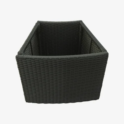 The Range Canadian Spa Curved Rattan Planter for Round Hot Tub