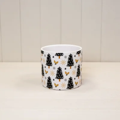 The Range Classic White Christmas Tree Pot - White