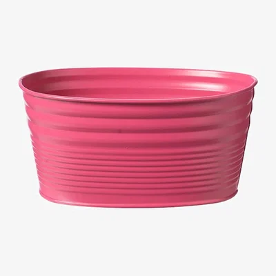 The Range Set of 2 Indoor Tin Troughs - Rosa