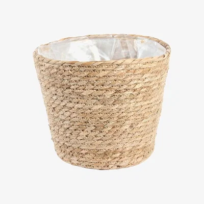 The Range Natural Seagrass Plant Basket  - Natural / 23cm