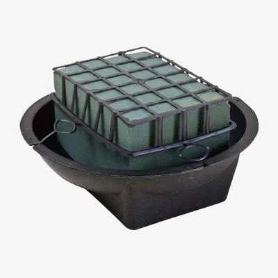 The Range Small Floral Wet Foam Block Planter Cube Foam Fresh Flower Arranging - Green