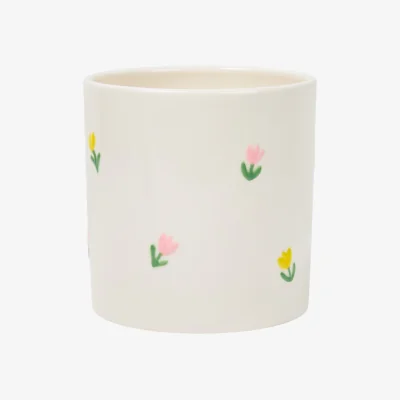 The Range Ceramic Tulip Planter - Cream