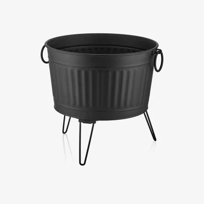 The Range The Mia Foldable Plant Pot - Black / 43cm