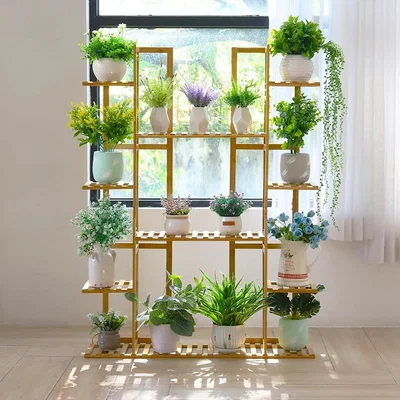 The Range Bamboo Plant Stand - Natural