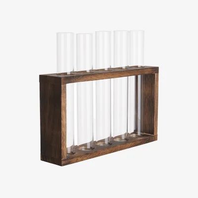 The Range 5Pcs Glass Terrarium Planters - White