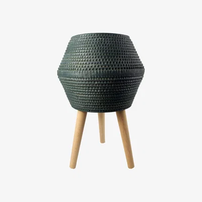 The Range 62cm x 40cm Orion Large Blue Grey Planter - Blue