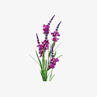 The Range Dark Pink Larkspur Artifical Stem - 80cm Dark Pink Larkspur