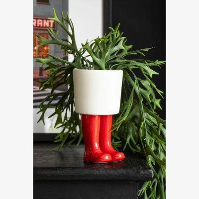 Rockett St George Red Boot Small Indoor Planter