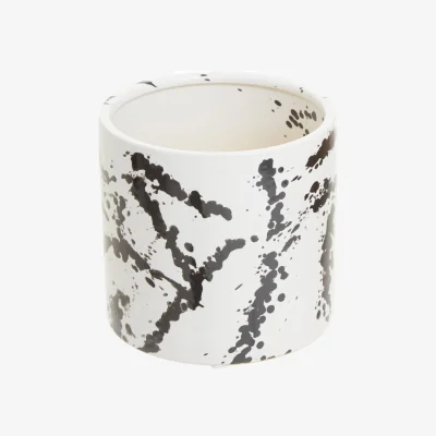 The Range Sorrell Black and White Small Planter - Black & White