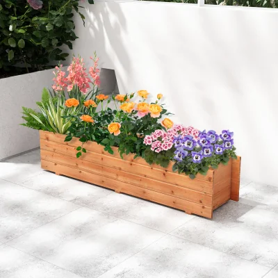 The Range Fir Wood Planter Box