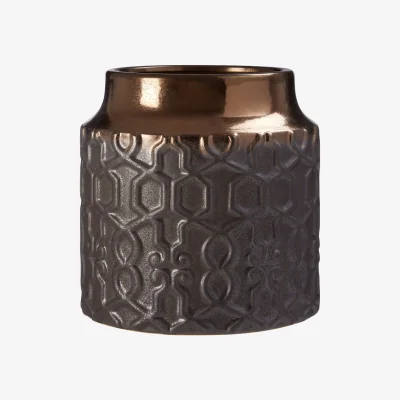 The Range Zircon Large Planter - Grey