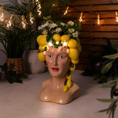 The Range Solar Floral Athena Planter