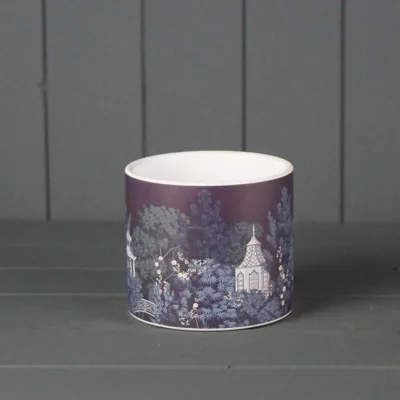 The Range Rustic Purple Pagoda Pot Plant pot - Purple